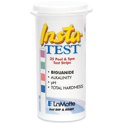 Insta-TEST&reg; Biguanide, Alkalinity, pH, Total Hardness Test Strips