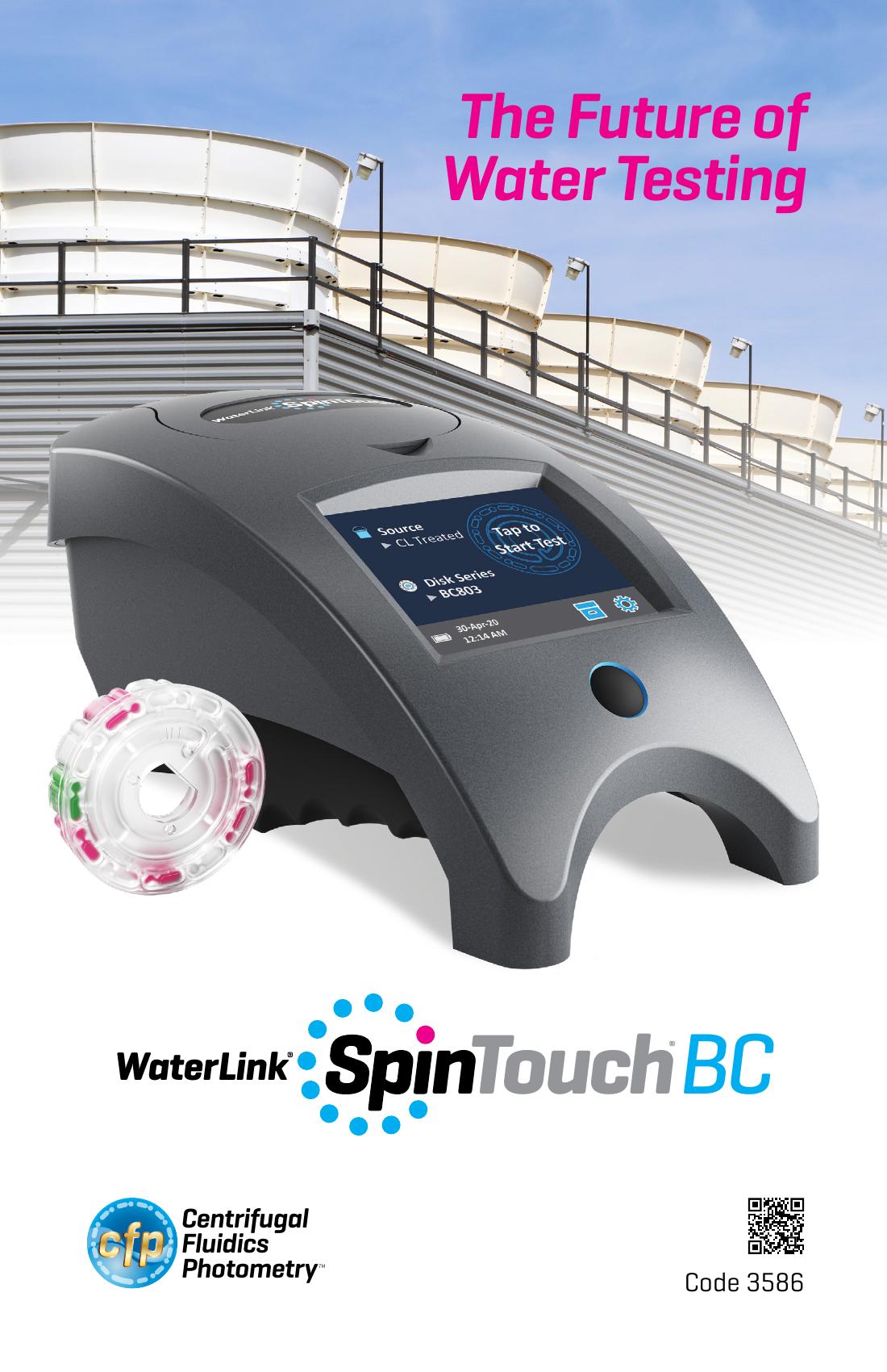 3586 WaterLink SpinTouch BC Instruction Manual (3586) - LaMotte